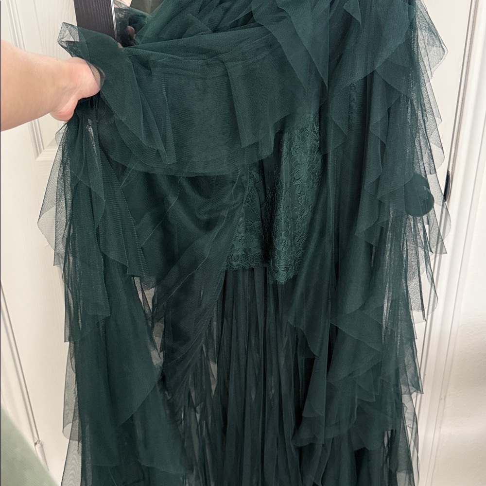 Dark Green Formal Dress - Picture 7 of 9